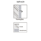 Filete J Inox Ouro Brilhante 120 Cm