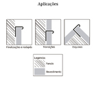 Filete L Inox Brilhante 120 Cm