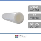Filme Stretch Transparente 2 Kg Sem Tubo Para Proteção