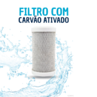 Filtro Agua 5 Ponto Uso Pou Carvão Ativado 2 Carbon Block Bra