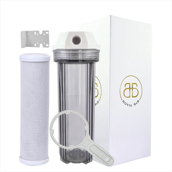 Filtro Agua 9 3/4 Ponto Uso Pou Carvão Ativado Remove Cloro T