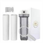 Filtro Agua 9 3/4 Ponto Uso Pou Com 2 Refis Polipropileno Con