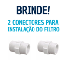 Filtro Agua Cavalete Caixa Pou 2 Carbon Block Prata Coloidal