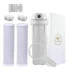 Filtro Agua Cavalete Caixa Pou 2 Carbon Block Prata Coloidal