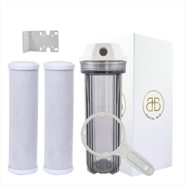 Filtro Agua Cavalete Caixa Pou 2 Carbon Block Prata Coloidal