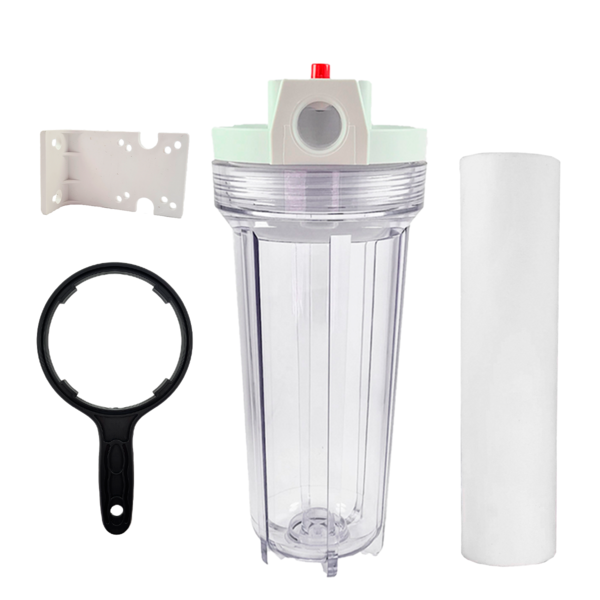 Filtro Agua Cavalete Caixa Pou Com Refil Polipropileno Liso M