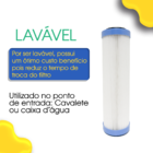 Filtro Água Para Caixa Dágua Cavalete Refil Lavável Plissado