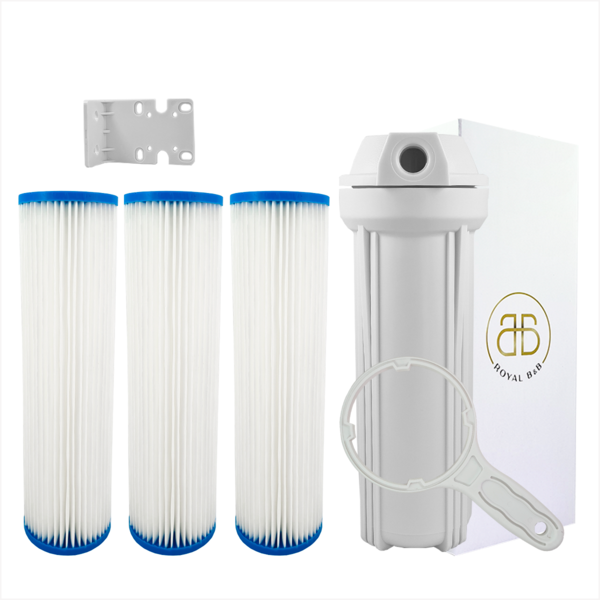 Filtro Água Poço Caipira Cisterna 1800 L/h 3 Refis Branco