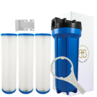 Filtro Água Poço Caipira Nascente Cisterna 1800 L/h 3 Refis A