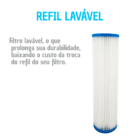 Filtro Água Poço Caipira Nascente Cisterna 1800 L/h 3 Refis A