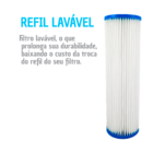 Filtro Água Poço Caipira Nascente Cisterna 6000 L/h 3 Refis 5