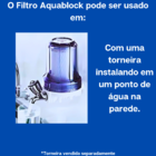 Filtro Aquablock 5" Branco - Aquaplus