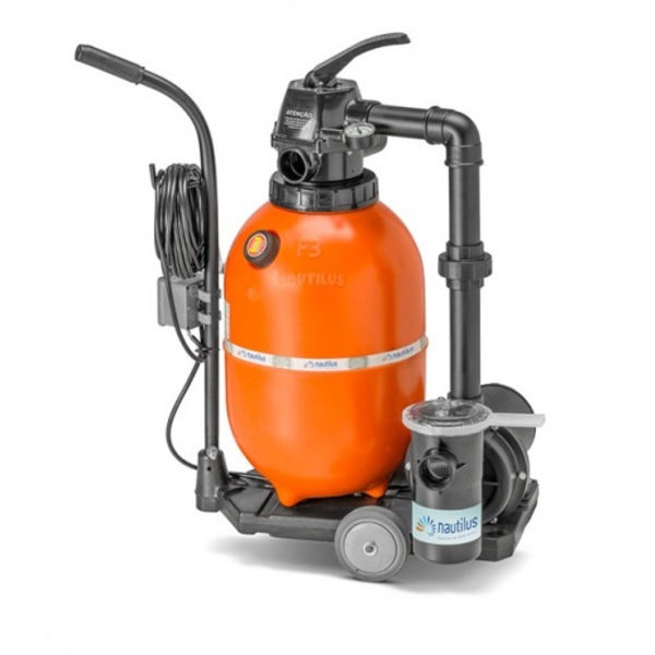 Filtro Bomba 1 3cv Portatil Piscinas 29 Mil Litros Carrinho Nautilus Leroy Merlin