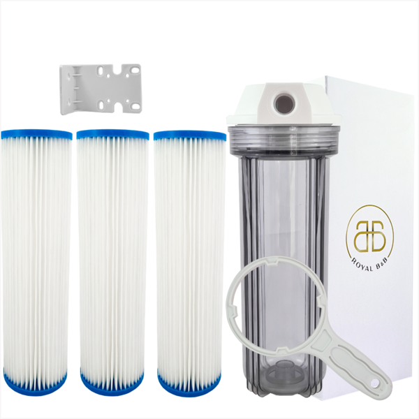 Filtro Caixa Dágua 3 Refis Extra Plissado Lavável Original 1/