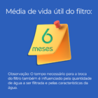 Filtro Caixa D'água Cavalete Eco Royal B&b + 3 Refis Extra Mi