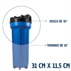 Filtro Caixa D'água Cavalete Eco Royal B&b + 3 Refis Extra Mi