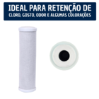 Filtro Carbon Block Cloro 10 X 2 1/2 25 Peças C Nf Sem Juros