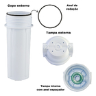 Filtro Cavalete Caixa Dágua Carvão Ativado Prata Coloidal 3/4