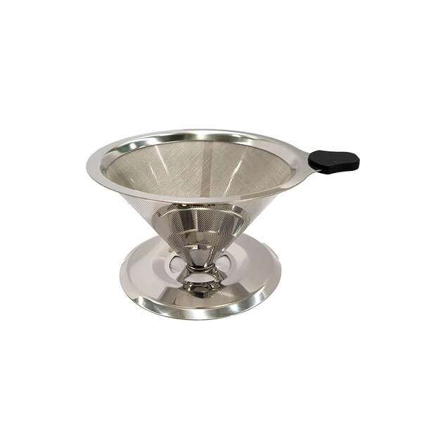 Filtro Coador De Café Reutilizável Cônico Inox Ultrafino