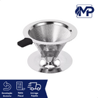 Filtro Coador De Café Reutilizável Cônico Inox Ultrafino
