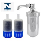 Filtro Copo Abs Com Refil Universal Para Torneira Cozinha 2 R