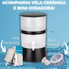 Filtro De Água Bebedouro Compacto 7,5l Escritório Casa Preto