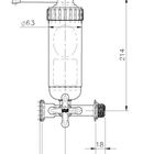 Filtro De Água C/ Torneira Bica Móvel 2886 Branca Herc - Unico
