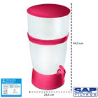 Filtro De Água De Plástico Seleto Vermelho 10 Litros Sap Filt