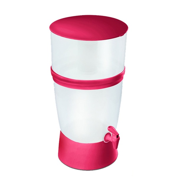 Filtro De Água De Plástico Seleto Vermelho 10 Litros Sap Filt
