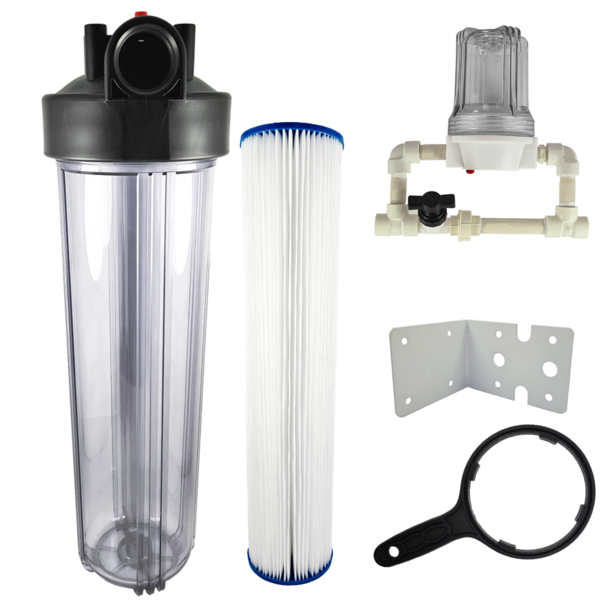 Filtro De Água Poço Artesiano 6000 L/h Com Dosador De Cloro T