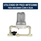 Filtro De Água Poço Artesiano 6000 L/h Com Dosador De Cloro T