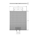 Filtro De Aluminio Para Coifa - Tamanho 30,8 X 27,2 Cm