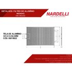 Filtro De Aluminio Para Coifa - Tamanho 34,7 X 23,2 Cm