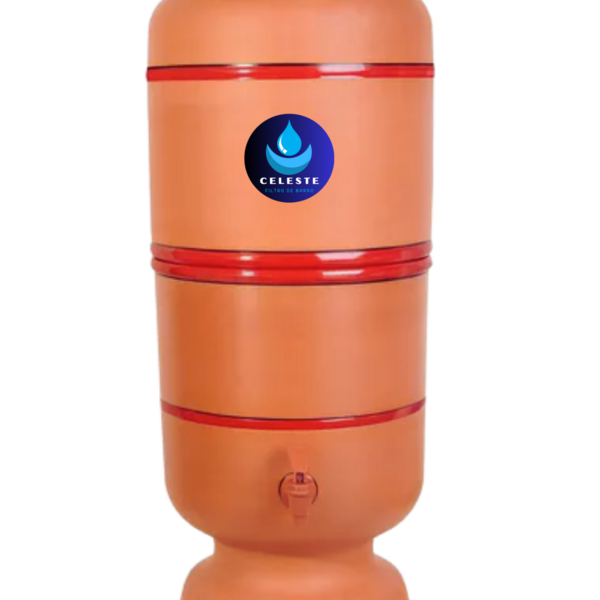 Filtro De Barro 12 Litros Com Boia E Vela Carvão Ativado Cele