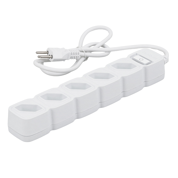 Filtro de Linha 1 Metro 5 Tomadas 10A Branco Intelbras