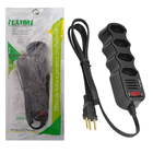 Filtro De Linha 1m 4 Tomadas Profiss Preto Ilumi