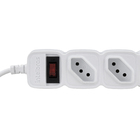 Filtro de Linha 1 Metro 5 Tomadas 10A Branco Intelbras EPE205 BR