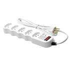 Filtro De Linha 1m 5 Tomadas Profiss~ Branco Ilumi