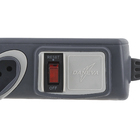 Filtro de Linha 4 Tomadas Bivolt Grafite Daneva