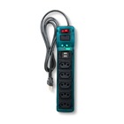 Filtro De Linha 5 Tomadas + 2 Usb Plástico Azul Bivolt 127/22