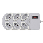 Filtro de Linha 6 Tomadas 1,3 Metros Bivolt Branco Daneva