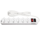 Filtro De Linha 6 Tomadas Branco Epe 1006 Intelbras 4824002