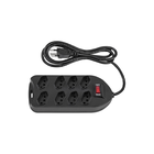 Filtro de Linha 8 Tomadas 1,5 Metros 10A EPE1008 Preto Intelbras