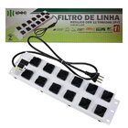 Filtro de linha metalico 12 tomadas cabo de 1,10M - Inmetro