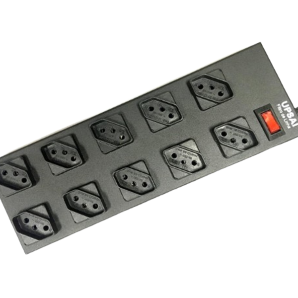 Filtro Linha 10 Tomadas Espaçadas 1metro Circuit Breaker