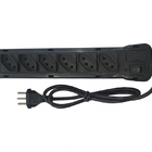 Filtro Linha Fiolux 6 Tomadas Bivolt Preto Blister