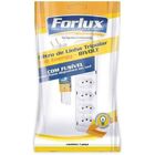 Filtro Linha Tripolar Bivolt Fusível 5 Tomadas Segurança Ener