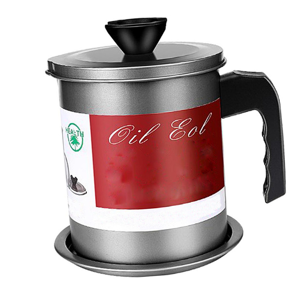 Filtro Oleo De Cozinha Armazenamento Pote Panela Separador