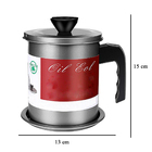 Filtro Oleo De Cozinha Panela Pote Separador Armazenagem
