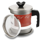 Filtro Oleo De Cozinha Panela Pote Separar Armazenagem